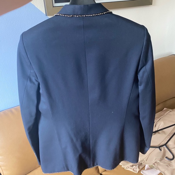 The Kooples Blazer Stretch Smocking Sz 38 NWT - Picture 8 of 8